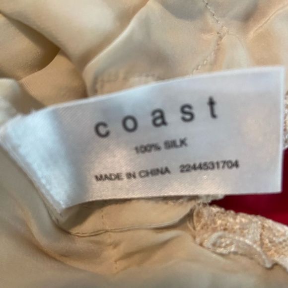 Y2K 100% Silk Lace Cream Camisole Tank - Picture 5 of 5